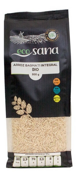 Ecosana Arroz Basmati Integral Bio 500 gr