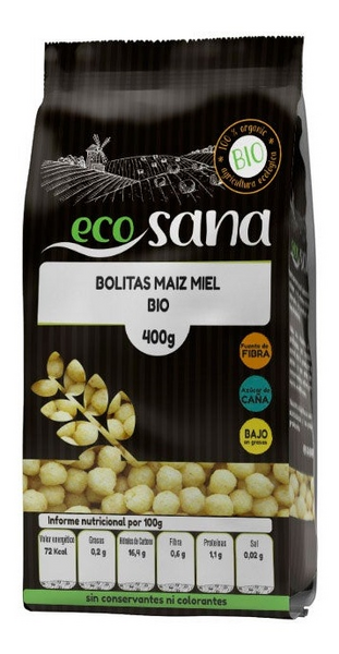 Ecosana Bolitas de Maíz con Miel Bio 400 gr