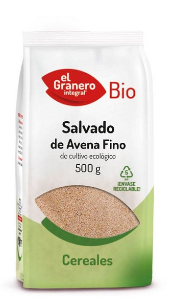 El Granero Integral Salvado de Avena Fino Bio 500 gr