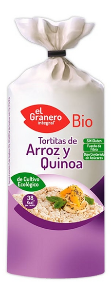 El Granero Integral Tortitas de Arroz y Quinoa BIO 120 gr