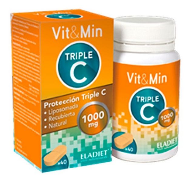 Eladiet Vit&Min Triple C 1000 mg 40 Comprimidos