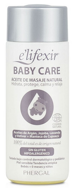 Elifexir BabyCare Aceite de Masaje Natural Baby Care 125 ml