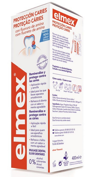 Elmex Meridol Enjuague Bucal Anticaries 400 ml