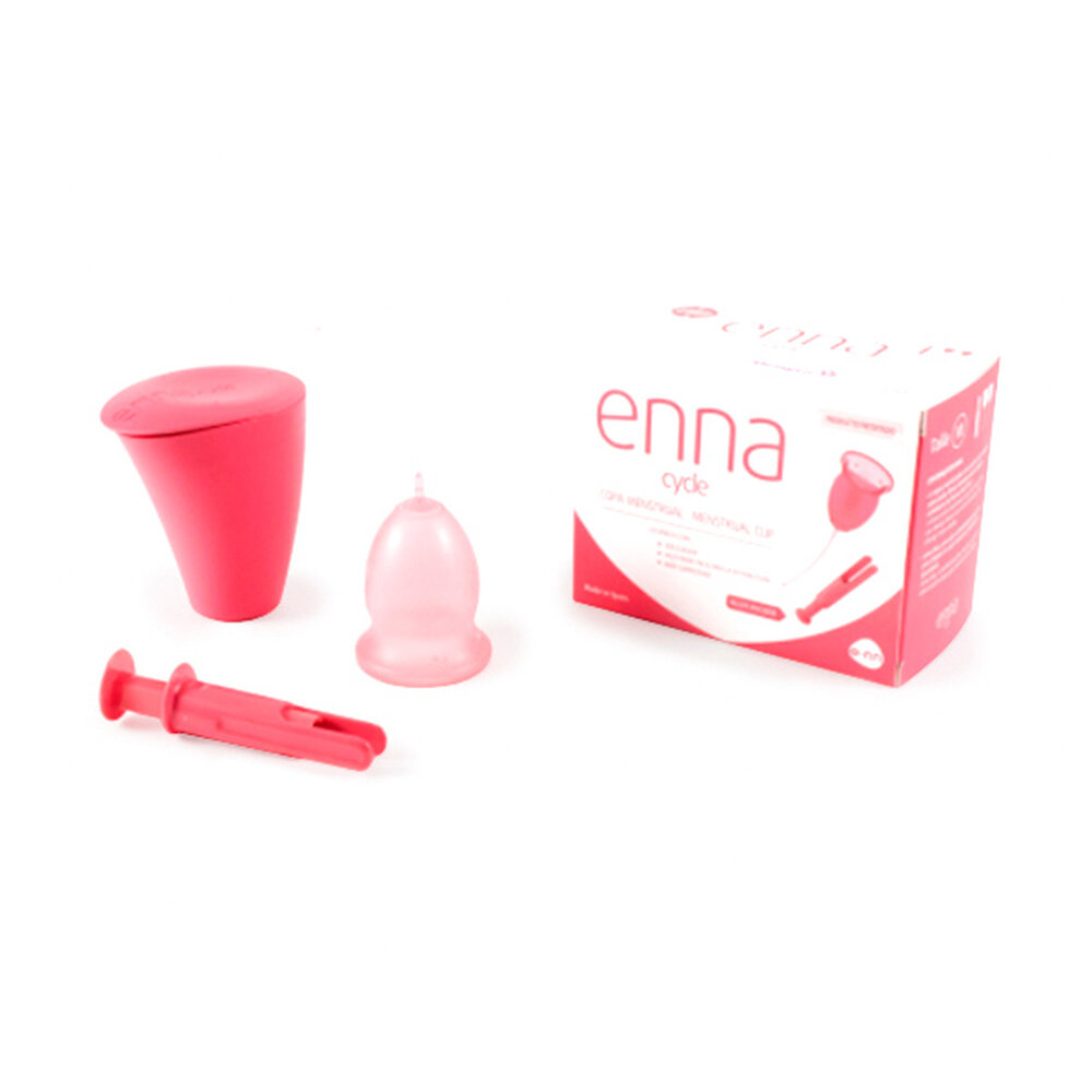 Enna Cycle Copa menstrual con aplicador Talla S 2 unidades