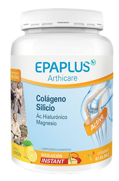Epa-plus Arthicare Colágeno Silicio + AcHialurónico+ Magnesio Sabor Limón 334 gr