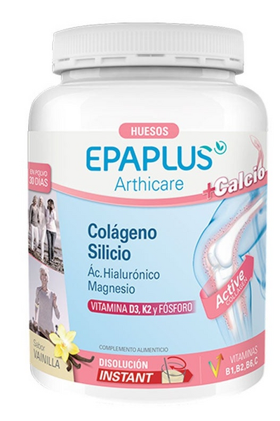 Epa-plus Arthicare Huesos Colageno Silicio + Magnesio + Ac Hialuronico Sabor Vainilla