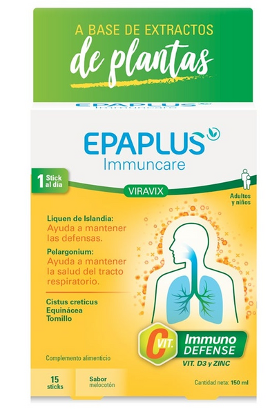 Epa-plus Immuncare Viravix 15 Sticks 150 ml