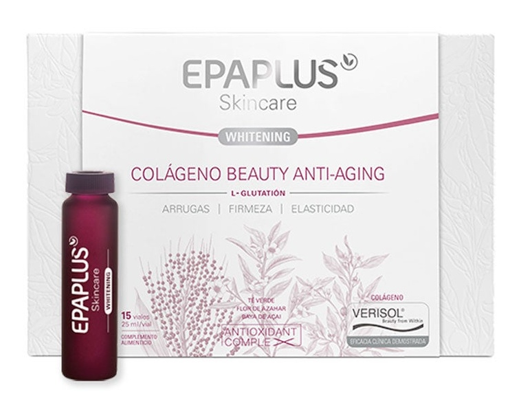 Epa-plus Skincare Whitening Colágeno Beauty Antiaging 15 Viales x 25 ml