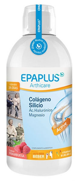 Epaplus Arthicare Colageno Silicio +Hialurónico+Magnesio Liquido 25 Dias Frambuesa