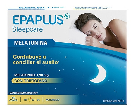 Epaplus Sleepcare Melatonina y Triptófano 60 Cápsulas