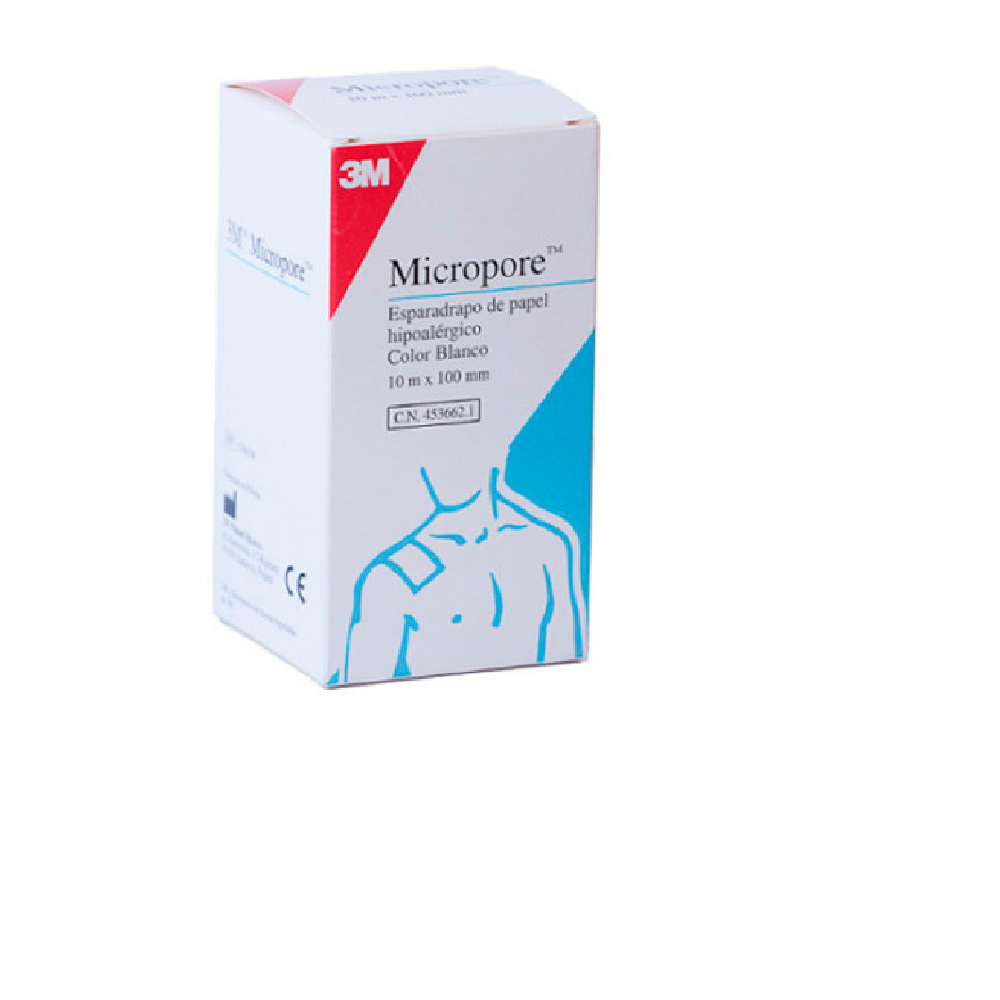 Esparadrapo Hipoalérgico Micropore Blanco 10X10