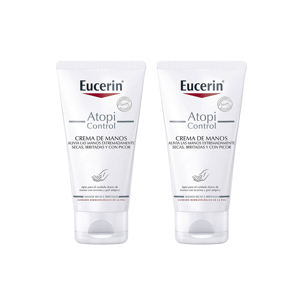 Eucerin Atopicontrol Duplo crema de manos 2x75 ml