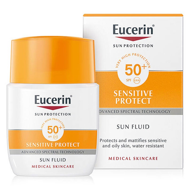Eucerin Fluido Facial Solar Mat SPF50 50 ml