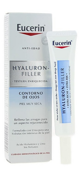 Eucerin Hyaluron Filler Contorno de Ojos Piel Muy Seca 15 ml