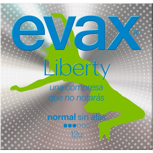 Evax Liberty Compresa Normal sin Alas 12 uds