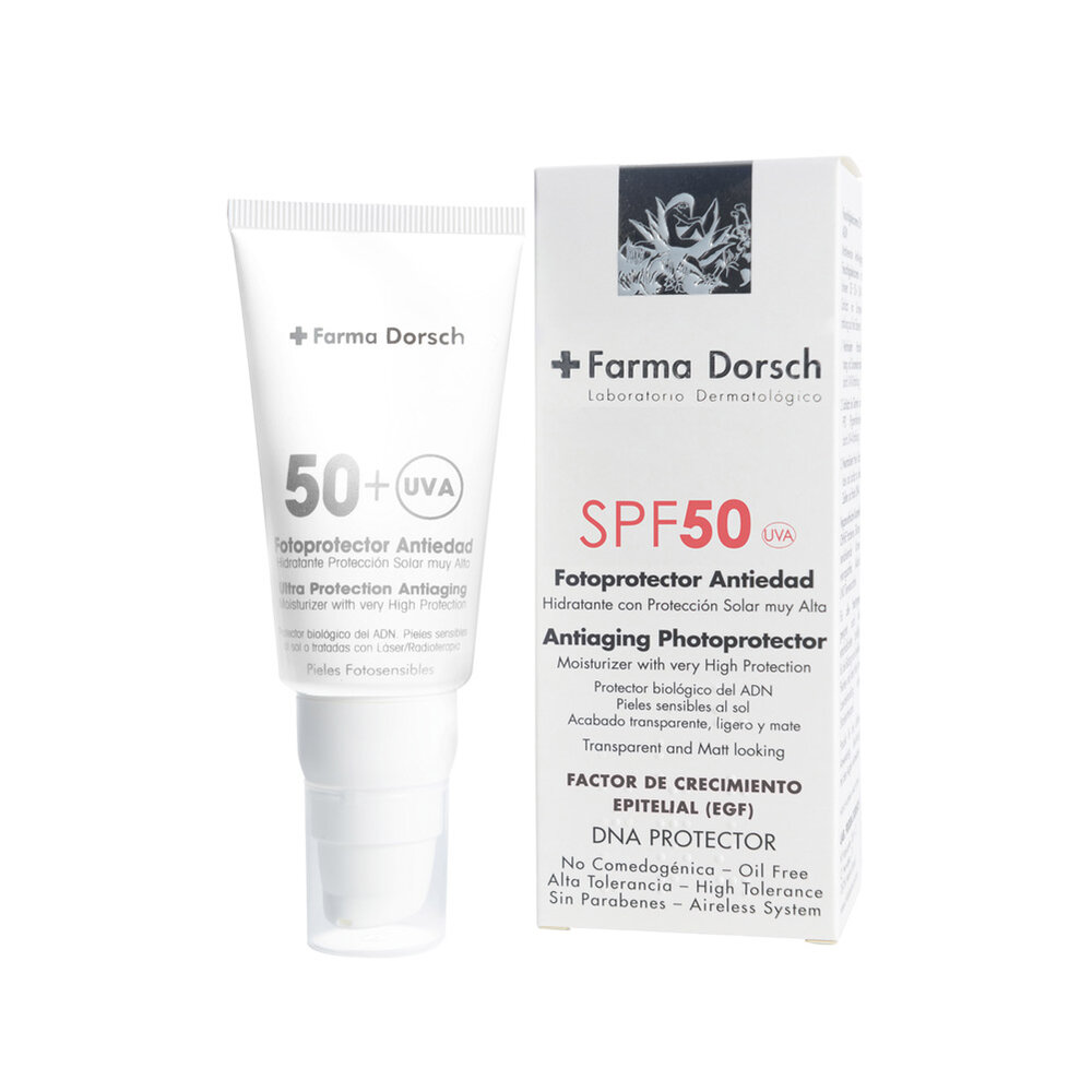 Farma Dorsch Fotoprotector hidratante en crema FPS50 50 ml
