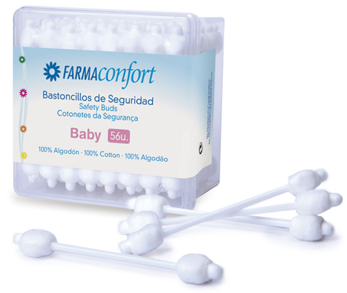 Farmaconfort Baby Bastoncillos de Algodón y Seguridad 56 uds