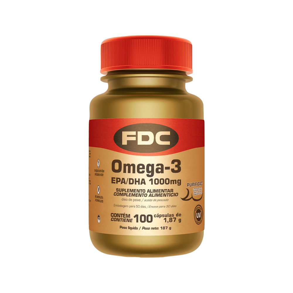 FDC Omega-3 EPA + DHA 1000mg 100 cápsulas