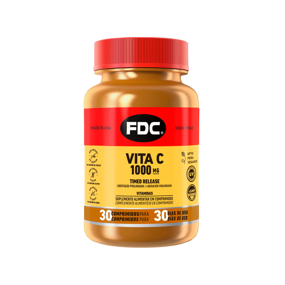 FDC Vitamina C 1000 mg 30 comprimidos Liberación Prolongada