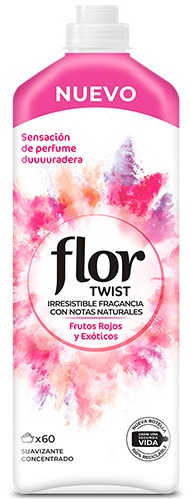 Flor Twist Suavizante Concentrado Frutos Rojos 78 dosis