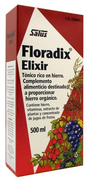 Floradix - Elixir Hierro + Vitaminas 500 ml
