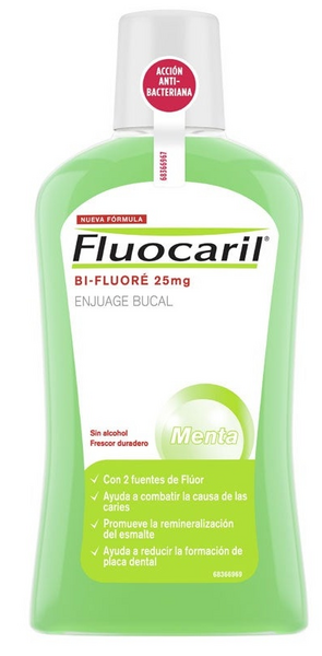 Fluocaril Bi-Fluoré Enjuague Bucal Menta 500 ml