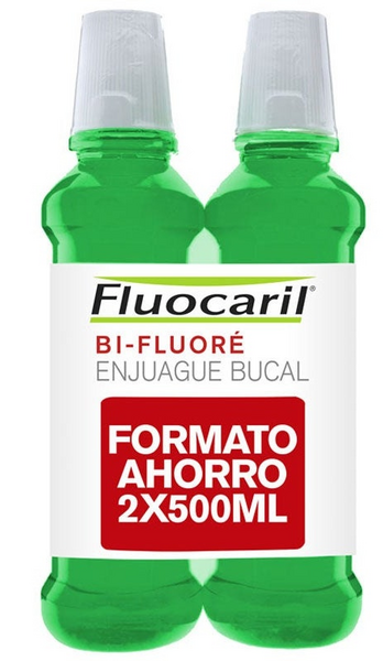 Fluocaril Colutorio Bi Fluore Con Fluor 2x500 ml