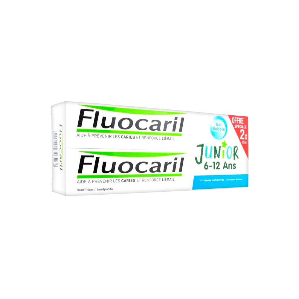 Fluocaril Junior 6-12 años gel 2 x 75 ml