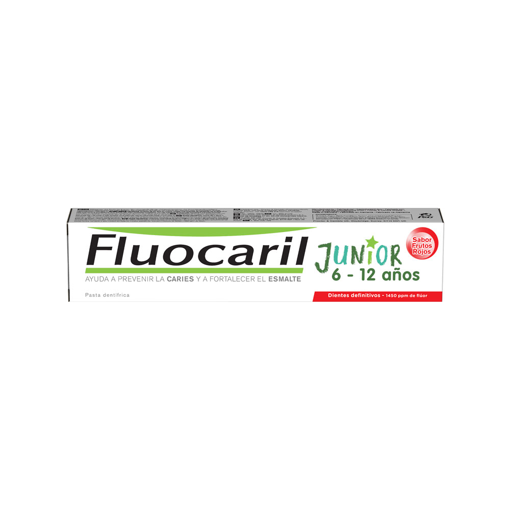 Fluocaril Junior gel Frutos rojos 6-12 años 75 ml