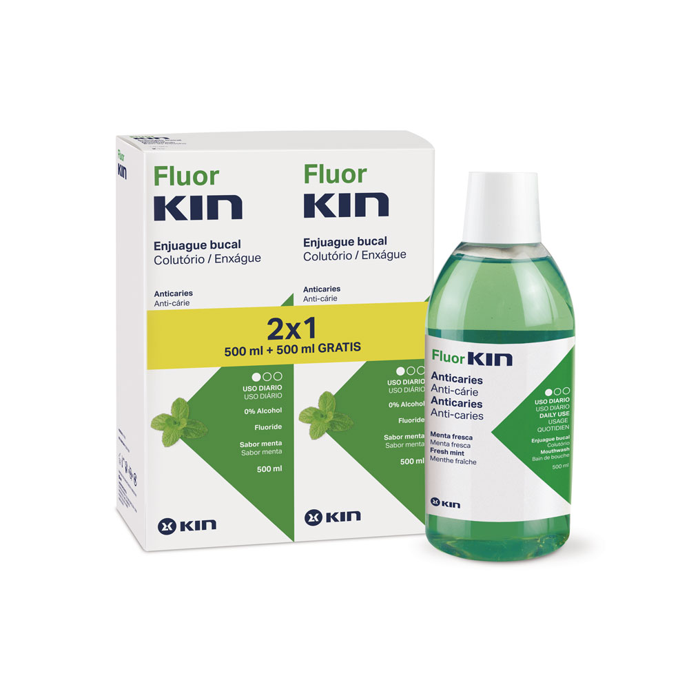 FluorKin Colutorio Pack 2x1 500 ml