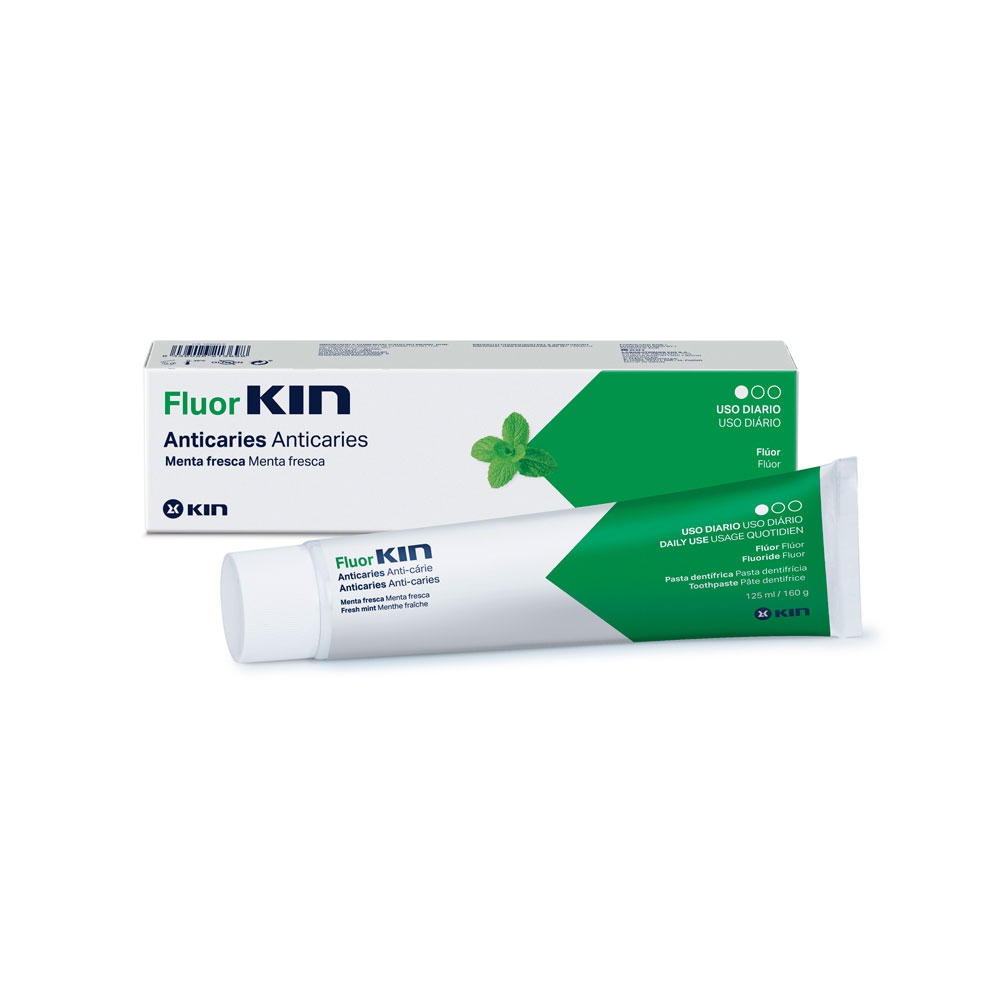FluorKin Pasta dentífrica Menta Anticaries 125 ml