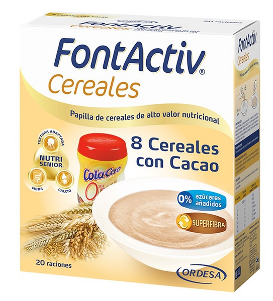 Fontactiv FontActiv 8 Cereales + Chocolate 600 gr