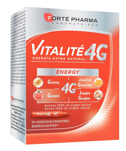 Forté Pharma ENERGY Vitalité 4 10 Viales