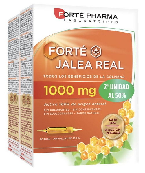 Forté Pharma Jalea Real 1000 mg 2x20 Ampollas
