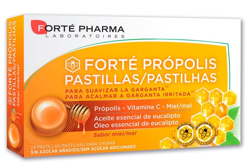Forté Pharma Pastillas Própolis y Vitamina C Sabor Miel 24 Uds