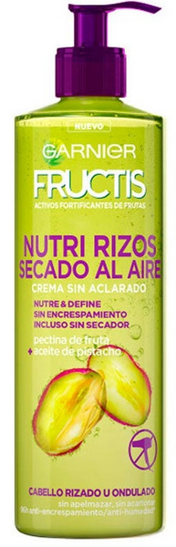 Fructis Crema Sin Aclarado Nutri Rizos Garnier 400 ml