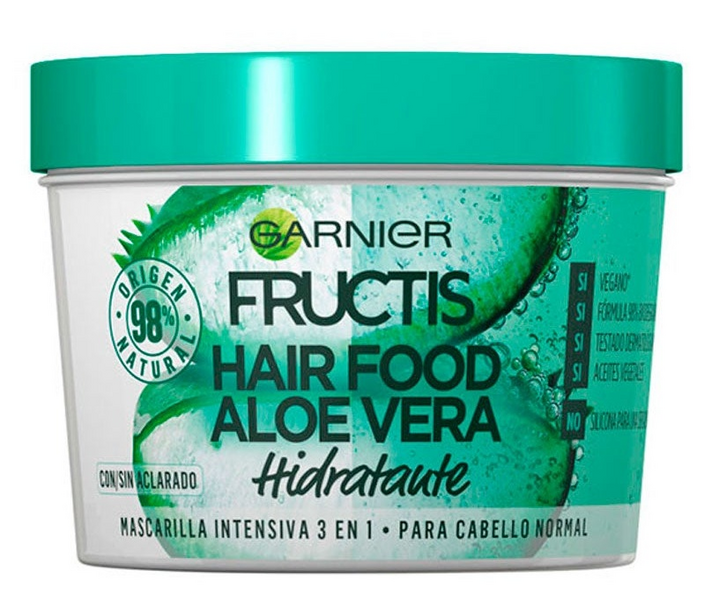 Fructis Mascarilla 3 en 1 Hair Food Aloe Vera Garnier 390 ml
