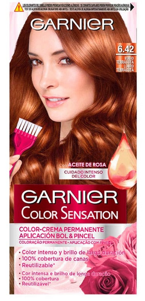 Garnier Color Sensation Tinte Tono 6.42 Rubio Terracota