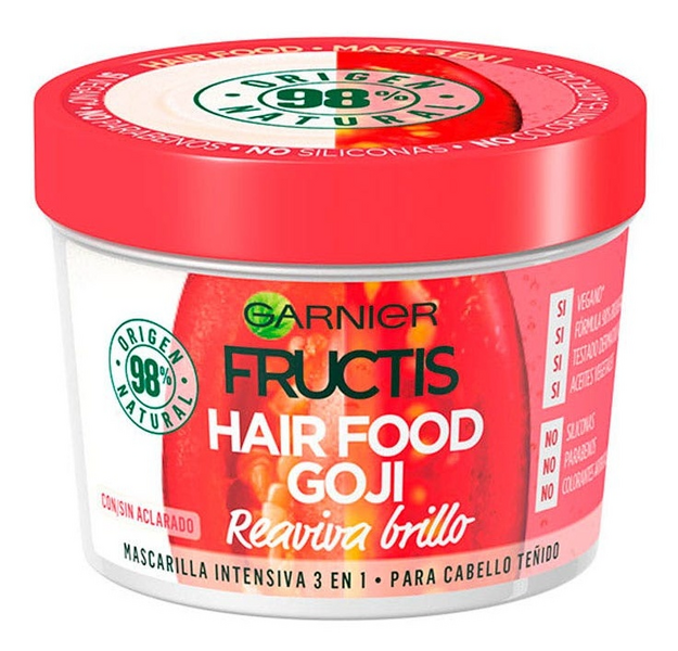 Garnier Fructis Hair Food Mascarilla 3 en 1 Goji 390 ml
