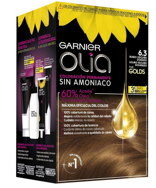 Garnier Olia Tinte Tono 6.3 Rubio Oscuro Dorado