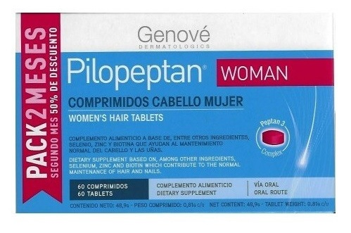 Genove Pilopeptan Woman 60 Comprimidos
