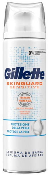 Gillette Espuma Afeitado Pieles Sensibles Skinguard 250 ml