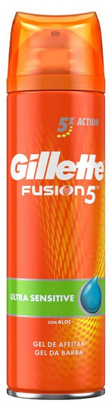 Gillette Gel Afeitado Fusion 5 Ultra Sensitive 200 ml