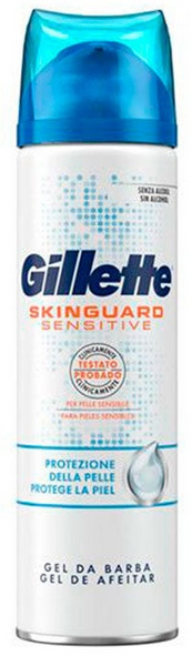 Gillette Gel Afeitado Pieles Sensibles Skinguard 200 ml