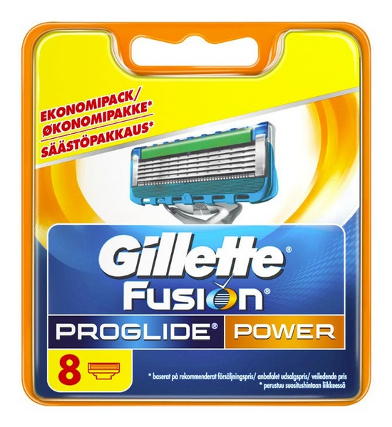 Gillette Recambios Fusion Proglide Power 8 Uds