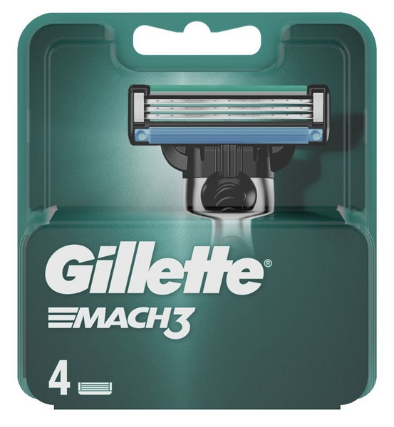 Gillette Recambios Mach3 4 uds