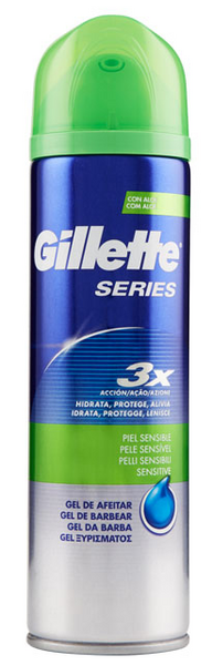 Gillette Series Gel de Afeitar Piel Sensible 200 ml