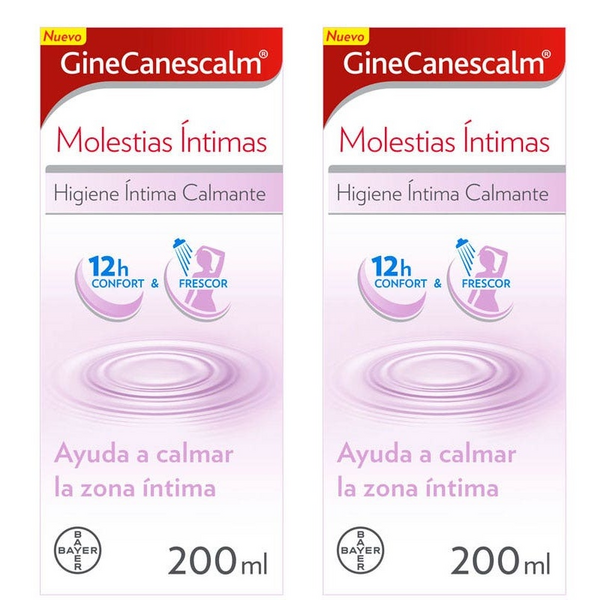 Gine-canestén GineCanescalm Molestias Íntimas Bayer 2x200 ml