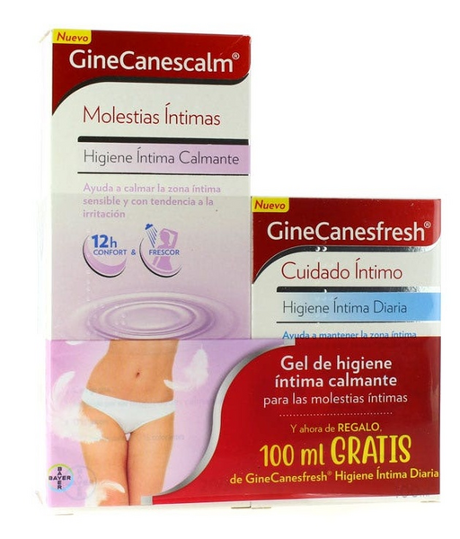 GineCanesgel Bayer Calm 200 ml + REGALO Gel Higiene Intima Diaria 100 ml