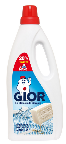 Gior Detergente Líquido A Mano 750 ml +20% Gratis